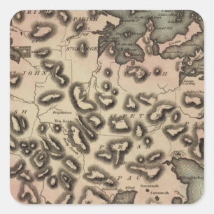 Antigua 2 square sticker