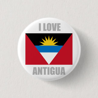 Antigua And Barbuda 1 Inch Round Button