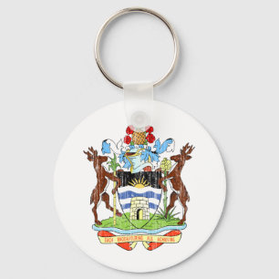 Antigua And Barbuda Coat Of Arms Keychain