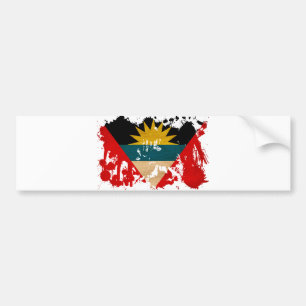 Antigua and Barbuda Flag Bumper Sticker