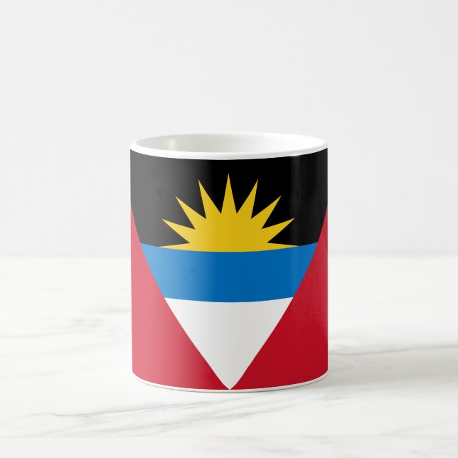 Antigua and Barbuda Flag Coffee Mug (Center)