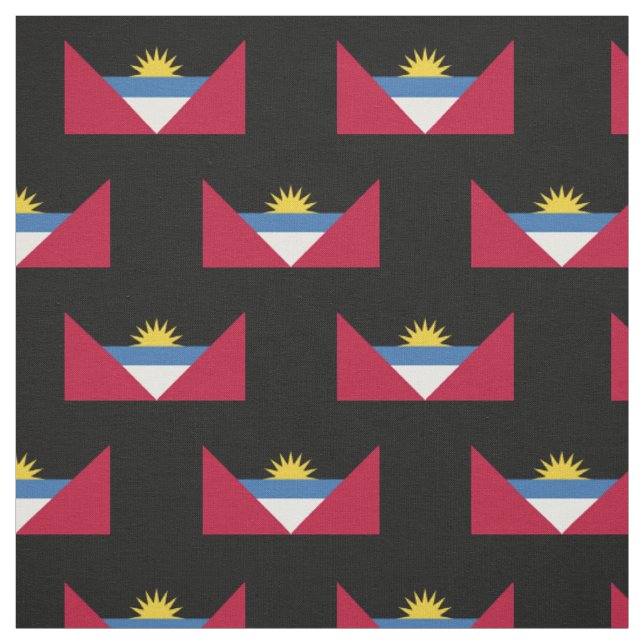 Antigua and Barbuda Flag Fabric (Swatch)