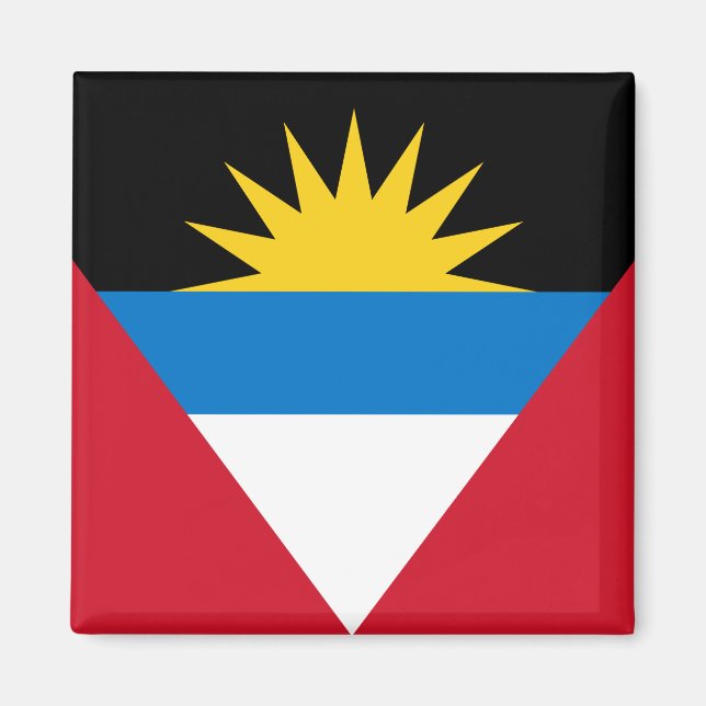 Antigua and Barbuda Flag Magnet (Front)