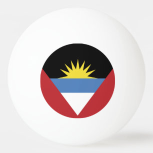 Antigua and Barbuda flag Ping Pong Ball