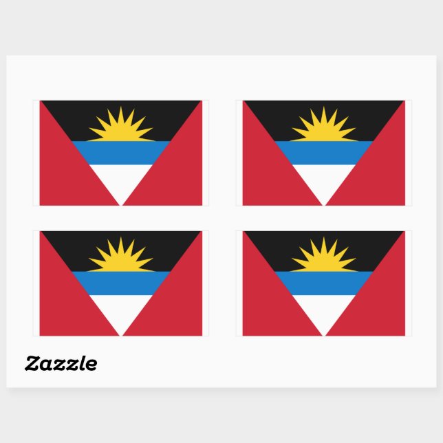 Antigua and Barbuda Flag Sticker (Sheet)