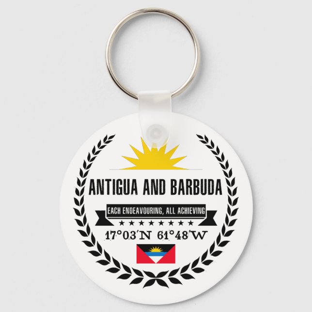 Antigua and Barbuda Keychain (Front)