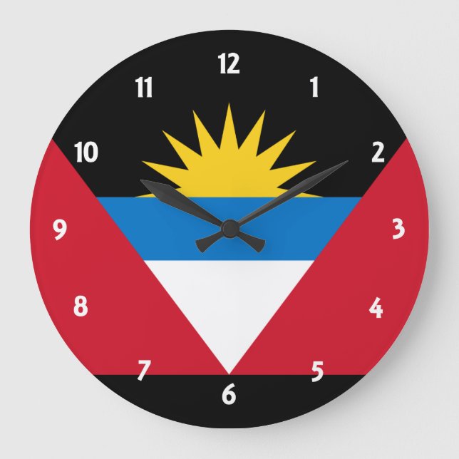 antigua and barbuda large clock (Front)