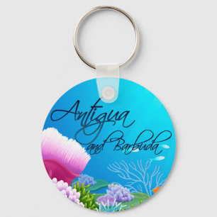 Antigua and Barbuda reef Keychain