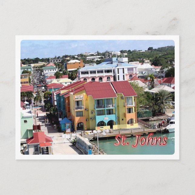 Antigua and Barbuda - Saint Johns - Postcard (Front)