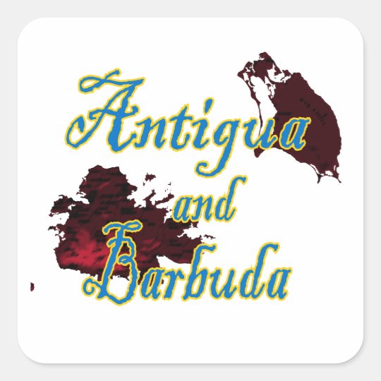 Antigua and Barbuda Square Sticker