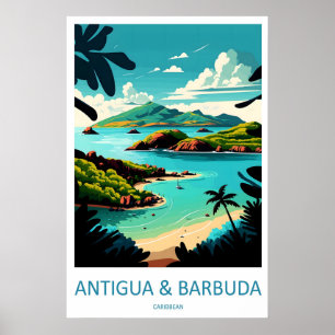 Antigua And Barbuda Travel Park Poster National