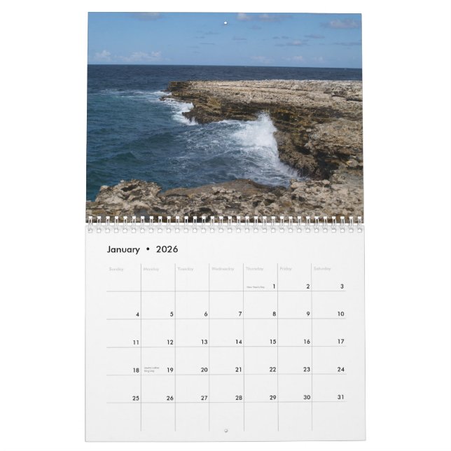 Antigua Barbuda Calendars (Jan 2026)