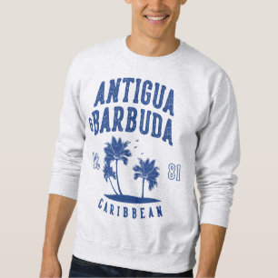Antigua & Barbuda Caribbean Palm Tree Sweatshirt