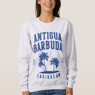 Antigua & Barbuda Caribbean Palm Tree Sweatshirt