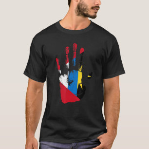 Antigua Barbuda Flag Hand Men Women Kids T-Shirt