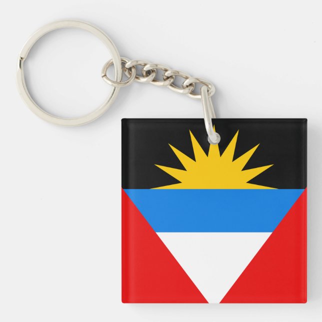 Antigua & Barbuda  Keychain (Front)