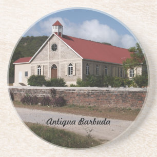 Antigua Barbuda Series--Church Coaster