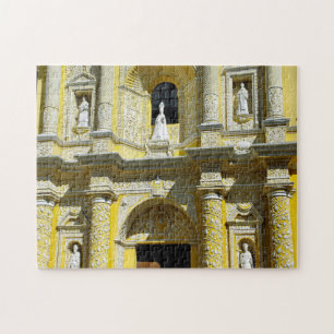 Antigua Church Merced Baroque Facade. Jigsaw Puzzle