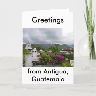 Antigua, Guatemala Card