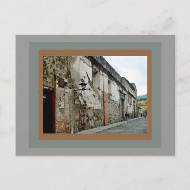 Antigua Wall 2 Postcard (Front)