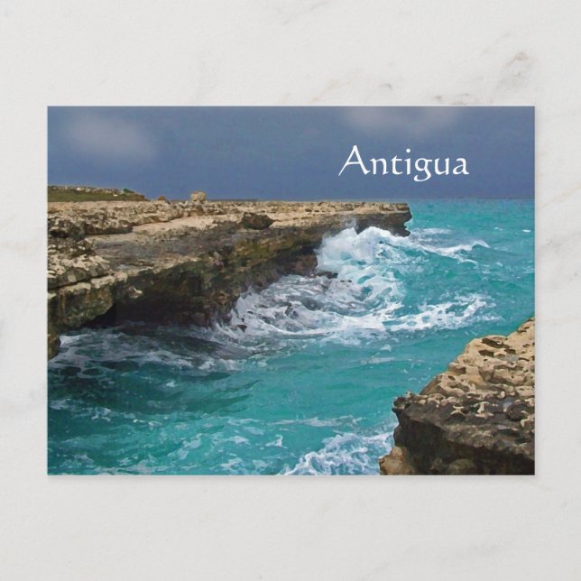 Antigua, West Indes, Souvenir Postcard (Front)
