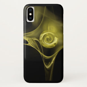 ANTIGUE YELLOW  FRACTAL ROSE Case-Mate iPhone CASE