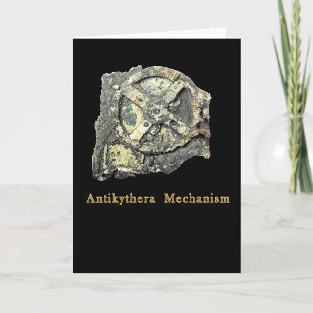 Antikythera Mechanism Card (Front)