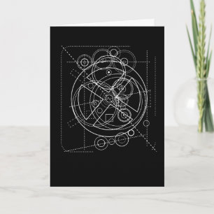 Antikythera Mechanism Drawing Card
