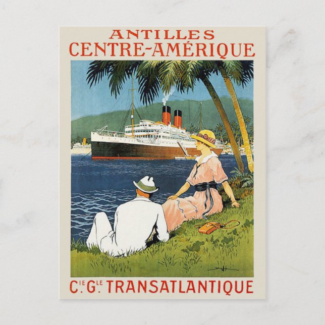 Antilles Centre-Amerique Postcard (Front)