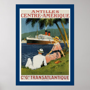 Antilles Centre Amerique Poster