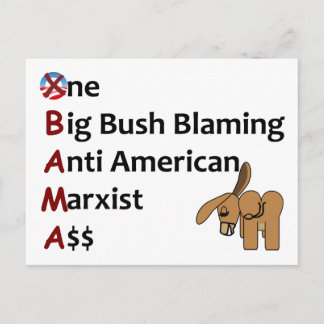AntiObama Postcard