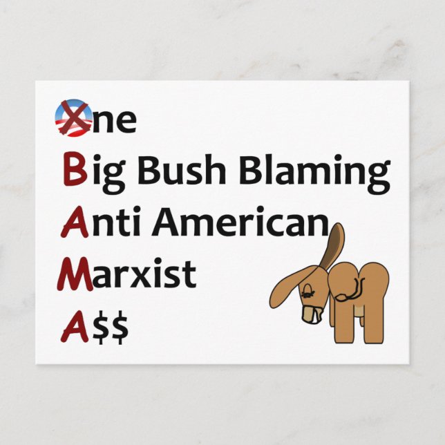 AntiObama Postcard (Front)