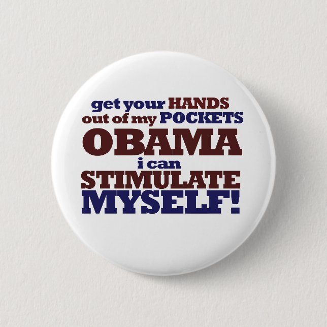 AntiObama Rally 2 Inch Round Button (Front)