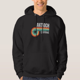 Antioch City California State Vintage Retro Souven Hoodie