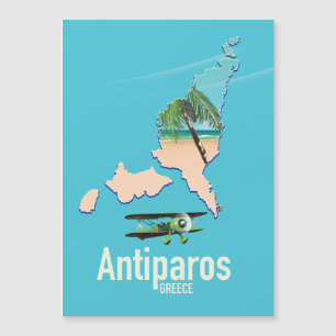 Antiparos Greece travel map