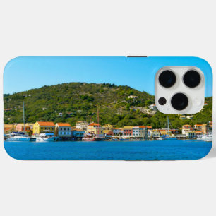 Antipaxos harbour coast iPhone 15 pro max case