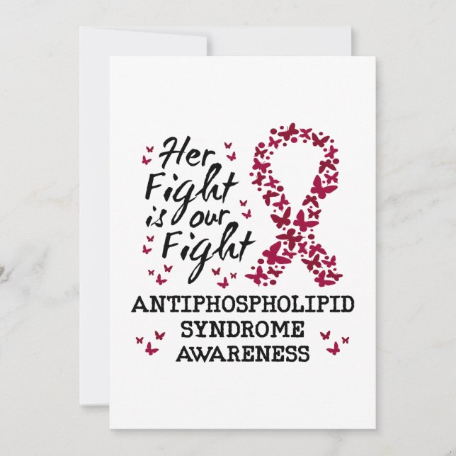 Antiphospholipid syndrome Awareness Invitation (Front)