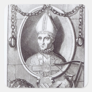 Antipope John XXIII, 1713 Square Sticker