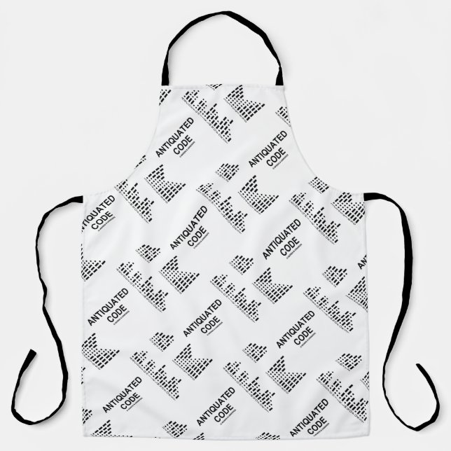 Antiquated Code International Morse Code Humour Apron (Front)