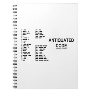 Antiquated Code (International Morse Code) Notebook
