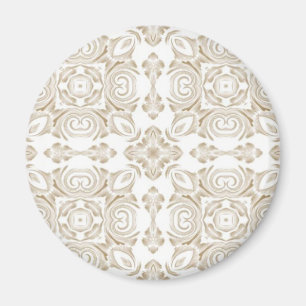 Antiqubeige  floral magnet