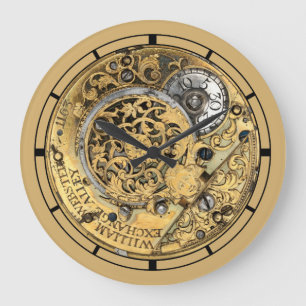 Antique 1700's Steampunk Large Clock