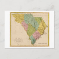 Antique 1815 Map of South Carolina