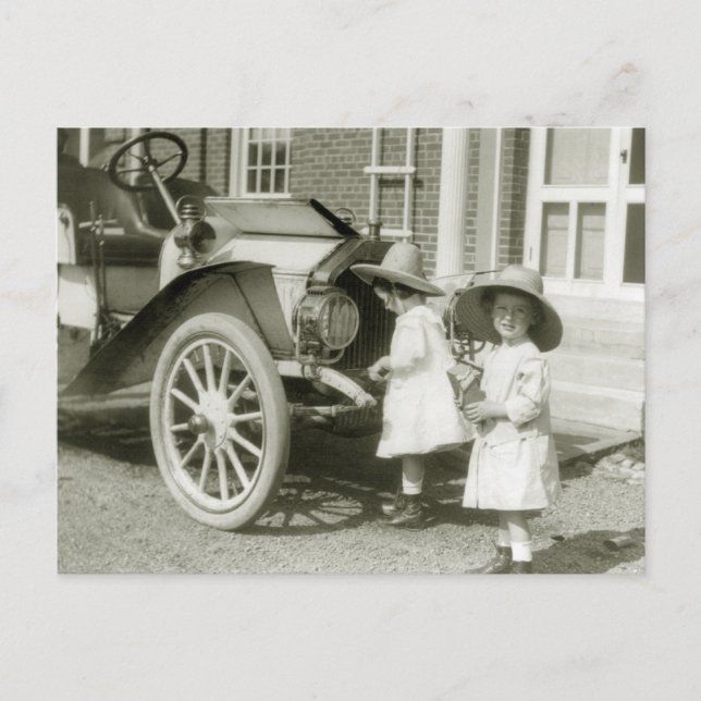 Antique 1911 Roadster Postcard (Front)