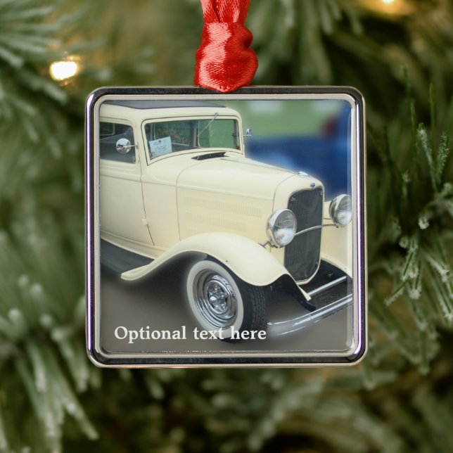 Antique 1920s Ornement en métal automobile (Arbre)