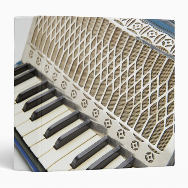 Antique Accordion Keyboard Binder (Front/Spine)