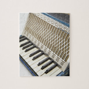 Antique Accordion Keyboard Jigsaw Puzzle