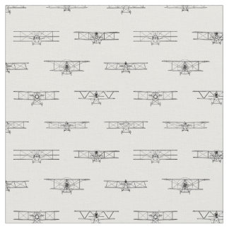 Antique Airplane Diagrams Retro Old Airplanes Fabric