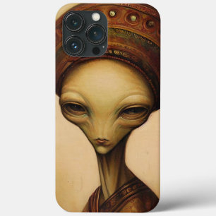 Antique Alien Portrait  iPhone 13 Pro Max Case