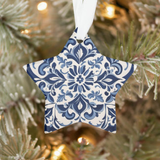 Antique Andalusian Blue Mosaic Design for Home  Ornament